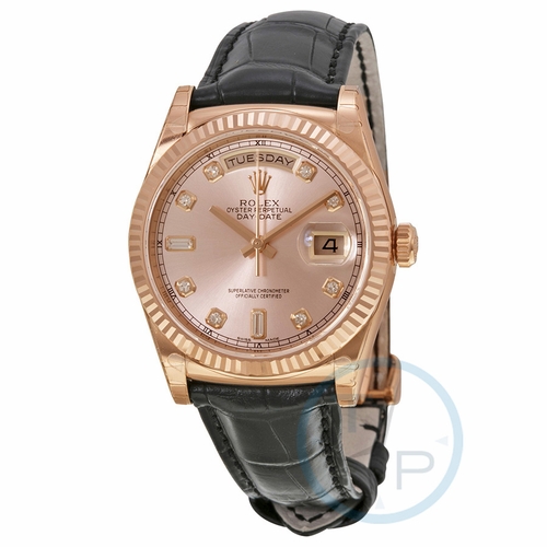 Rolex 118135PKDL Day-Date Unisex Automatic Watch