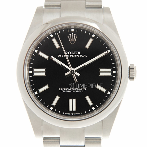 Rolex 124300BKSO Oyster Perpetual Mens Automatic Watch
