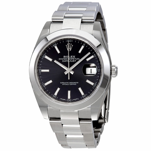 Rolex 126300BKSO Datejust Mens Automatic Watch