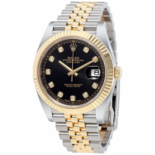 Rolex 12633BKDJ Datejust 41 Mens Automatic Watch