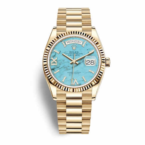 Rolex 128238TQRSDP Day-Date 36 Unisex Automatic Watch