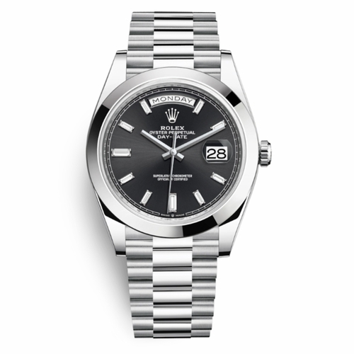 Rolex 228206BKDP Day Date 40 Mens Automatic Watch