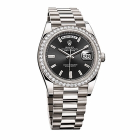 Rolex 228349BKDP Day-Date 40 Mens Automatic Watch