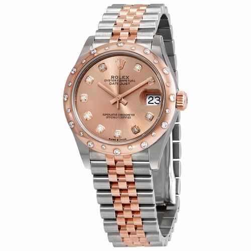 Rolex 278341PDJ DateJust 31 Ladies Automatic Watch