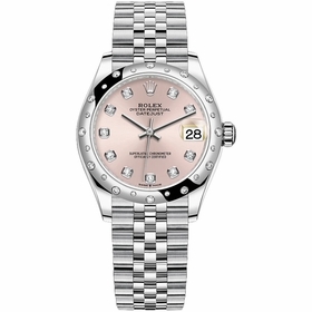 Rolex 278344PDJ Datejust 31 Ladies Automatic Watch