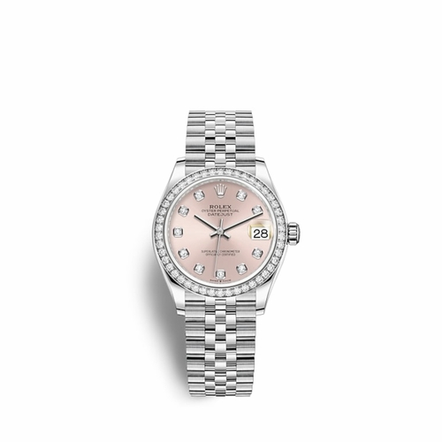 Rolex 278384PDJ Datejust 31 Ladies Automatic Watch