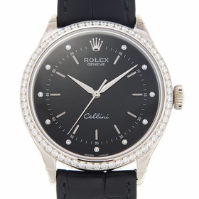 Rolex 50709BKDBKL Cellini Time Ladies Automatic Watch