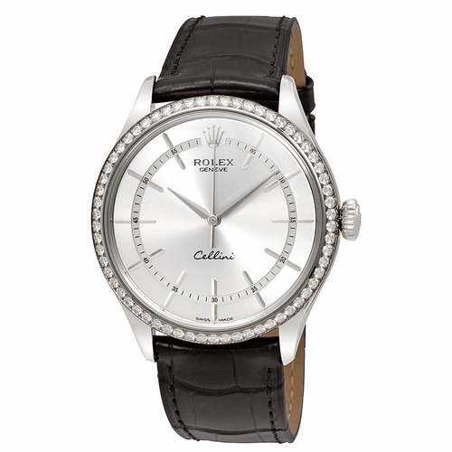 Rolex 50709SSBKL Cellini Mens Automatic Watch