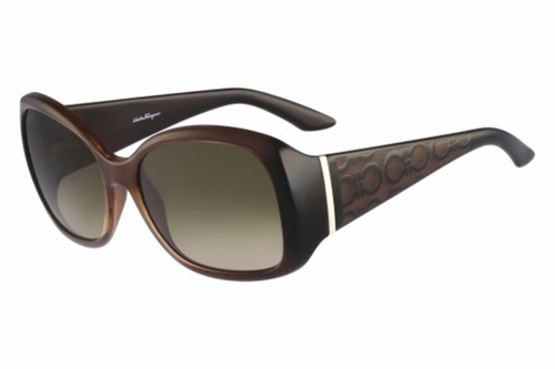 Salvatore Ferragamo SF722S/58/BROWN  Ladies  Sunglasses