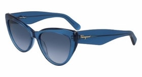 Salvatore Ferragamo SF930S/56/BLUE  Ladies  Sunglasses