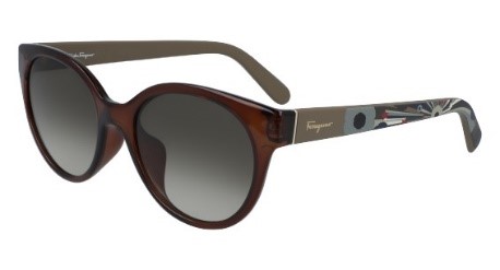 Salvatore Ferragamo SF933SA/54/DARK BROWN  Ladies  Sunglasses