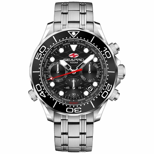 Seapro SP0150 Mondial Timer Mens Chronograph Quartz Watch Seapro SP0150 Mondial Timer Mens Chronograph Quartz Watch