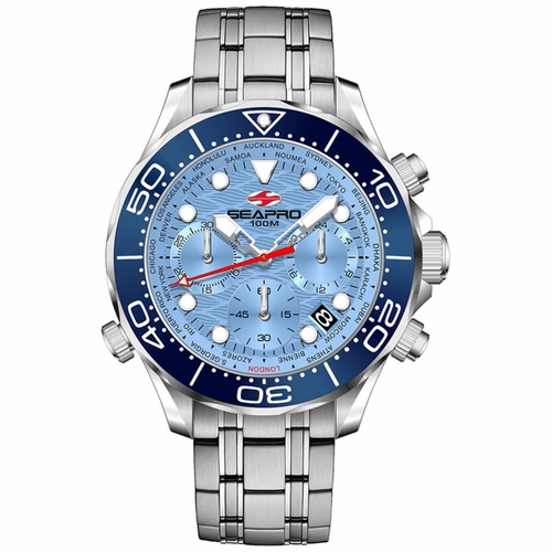 Seapro SP0156 Mondial Timer Mens Chronograph Quartz Watch Seapro SP0156 Mondial Timer Mens Chronograph Quartz Watch