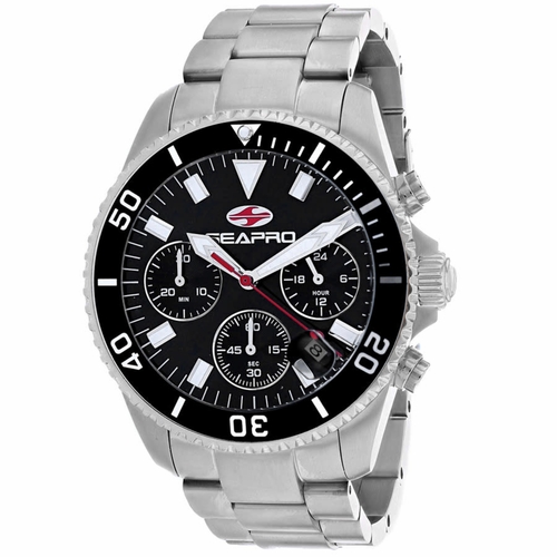 Seapro SP4351 Scuba 200 Chrono Mens Chronograph Quartz Watch