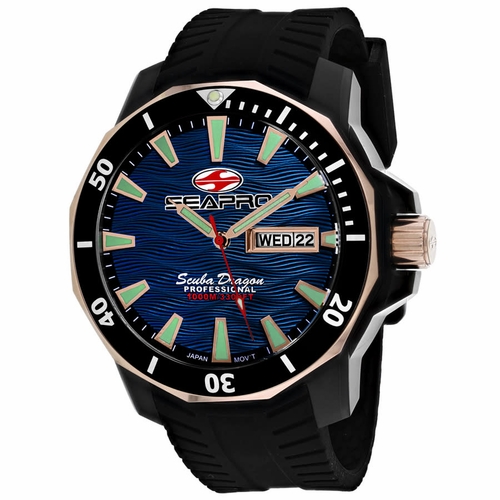 Seapro SP8322 Scuba Dragon Diver Limited Edition 1000 Meters Mens Quartz Watch Seapro SP8322 Scuba Dragon Diver Limited Edition 1000 Meters Mens Quartz Watch