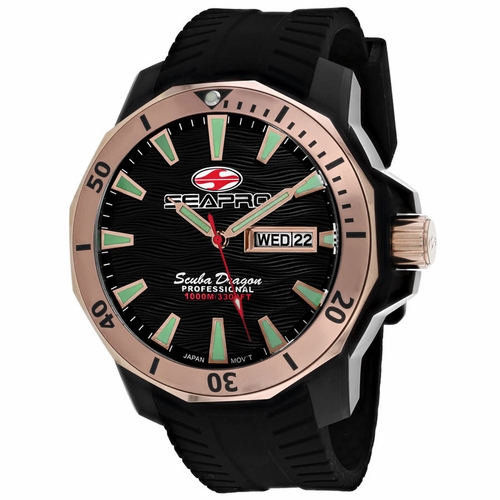 Seapro SP8323 Scuba Dragon Diver Limited Edition 1000 Meters Mens Quartz Watch Seapro SP8323 Scuba Dragon Diver Limited Edition 1000 Meters Mens Quartz Watch