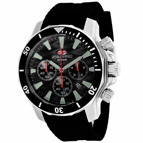 Seapro SP8340R Scuba Dragon Diver Limited Edition 1000 Meters Mens Chronograph Quartz Watch Seapro SP8340R Scuba Dragon Diver Limited Edition 1000 Meters Mens Chronograph Quartz Watch