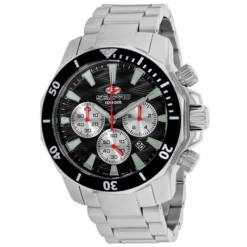 Seapro SP8341 Scuba Dragon Diver Limited Edition 1000 Meters Mens Chronograph Quartz Watch Seapro SP8341 Scuba Dragon Diver Limited Edition 1000 Meters Mens Chronograph Quartz Watch