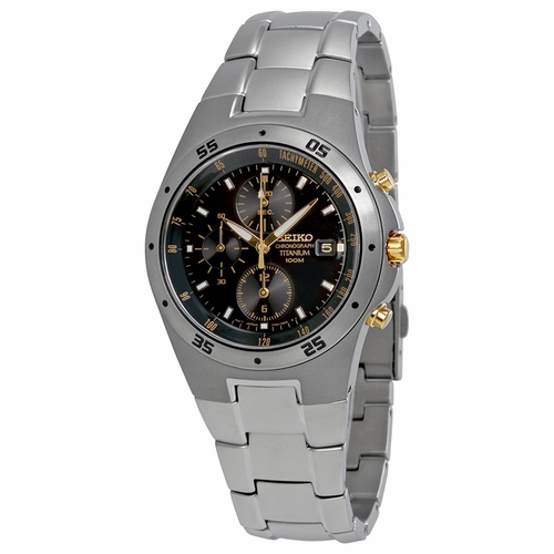 Seiko SND451 Titanium Mens Chronograph Quartz Watch