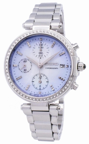Seiko SNDV39P1  Ladies Chronograph Quartz Watch