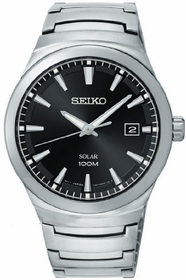 Seiko SNE291 Solar Mens Eco-Drive Watch