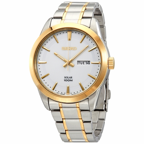 Seiko SNE364P1S Solar Mens Eco-Drive Watch