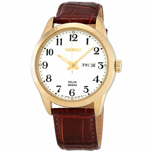 Seiko SNE372 Solar Mens Eco-Drive Watch