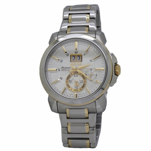 Seiko SNP166P1 Premier Mens Kinetic Watch