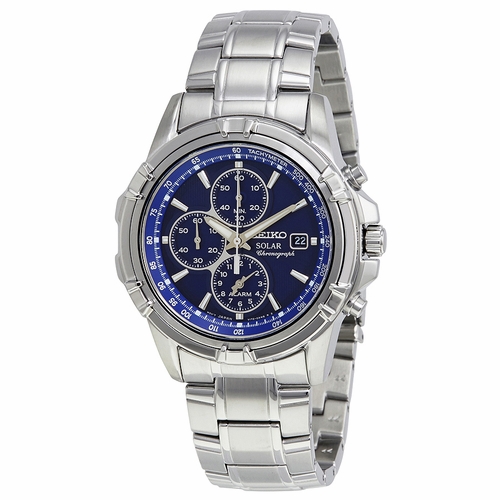 Seiko SSC141 Solar Mens Chronograph Eco-Drive Watch