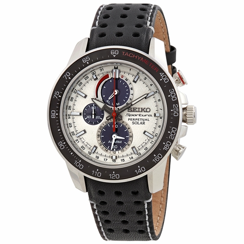 Seiko SSC359 Sportura Solar Mens Chronograph Eco-Drive Watch