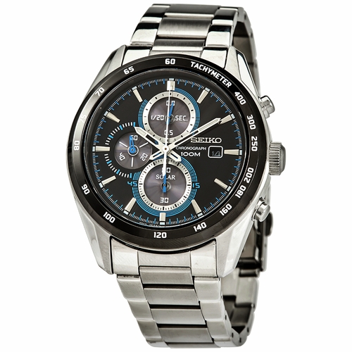 Seiko SSC401P1 Criteria Mens Chronograph Eco-Drive Watch