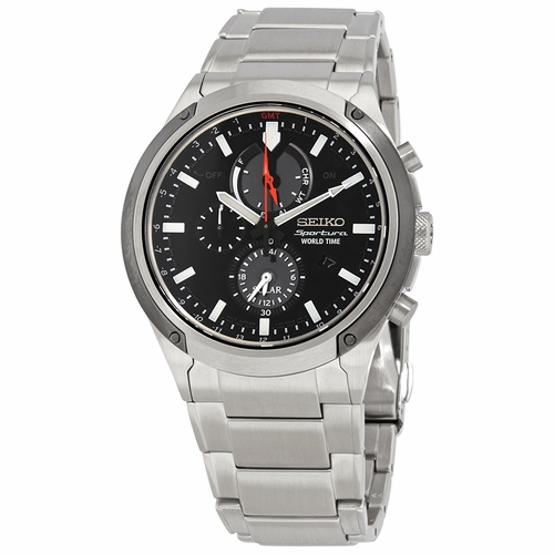 Seiko SSC479P1 Sportura Mens Chronograph Eco-Drive Watch