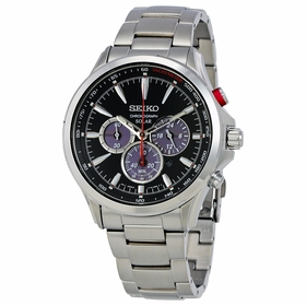 Seiko SSC493 Solar Mens Chronograph Eco-Drive Watch