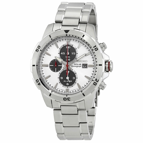 Seiko SSC553P1 Alarm Chronograph Mens Chronograph Eco-Drive Watch