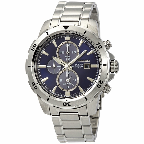 Seiko SSC555P1 Solar Mens Chronograph Eco-Drive Watch