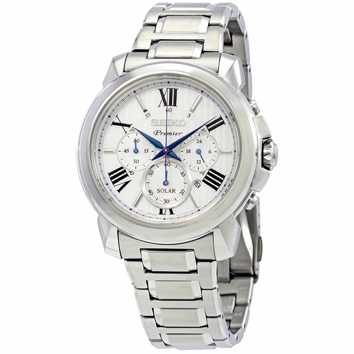 Seiko SSC595P1 Premier Solar Mens Chronograph Eco-Drive Watch