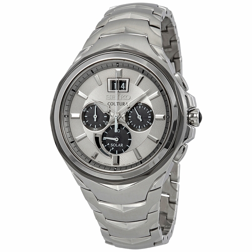 Seiko SSC627 Coutura Mens Chronograph Eco-Drive Watch