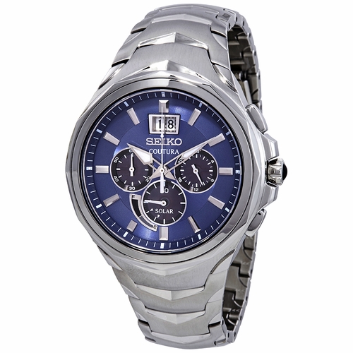 Seiko SSC641 Coutura Mens Chronograph Eco-Drive Watch