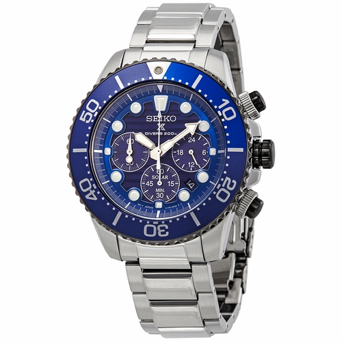 Seiko SSC675 Prospex Mens Chronograph Eco-Drive Watch
