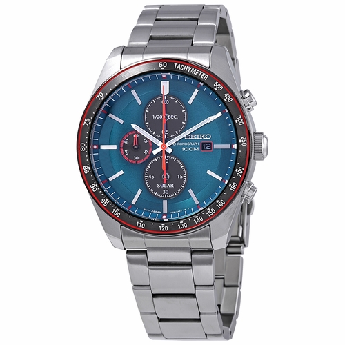 Seiko SSC717 Solar Mens Chronograph Eco-Drive Watch