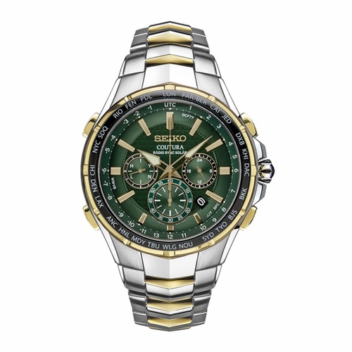 Seiko SSG022P9 Coutura Mens Chronograph Eco-Drive Watch Seiko SSG022P9 Coutura Mens Chronograph Eco-Drive Watch