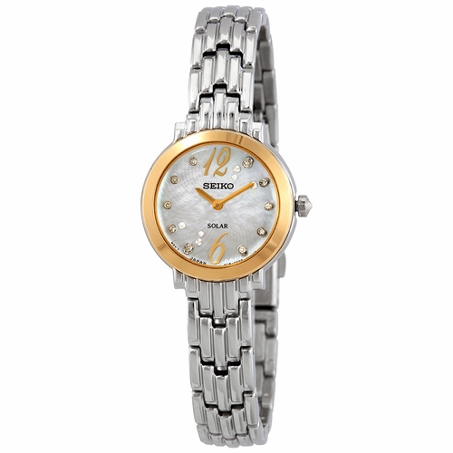Seiko SUP354 Tressia Sollar Ladies Quartz Watch