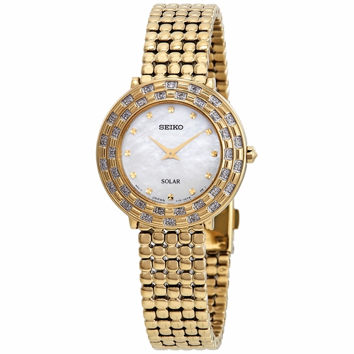 Seiko SUP374 Tressia Solar Ladies Eco-Drive Watch