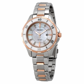 Seiko SUT340 Diamonds Ladies Eco-Drive Watch