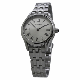 Seiko Essentials Noble Quartz Silver Dial Ladies Watch SUR427