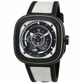 SevenFriday P3C/07 CARBON WHITE P-Series Mens Automatic Watch