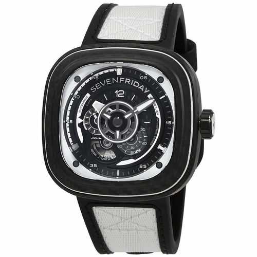 SevenFriday P3C/07 CARBON WHITE P-Series Mens Automatic Watch