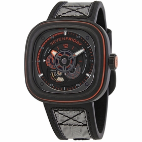 SevenFriday P3C/09 CARBON ORANGE  Mens Automatic Watch