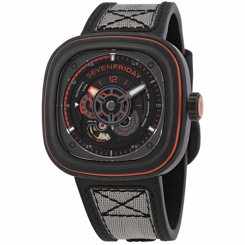 SevenFriday P3C/09 CARBON ORANGE  Mens Automatic Watch