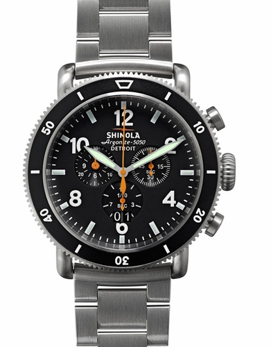 Shinola S0100118 Black Blizzard Mens Chronograph Quartz Watch